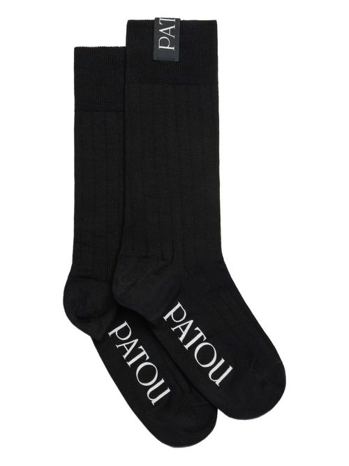 Ribbed socks - Black