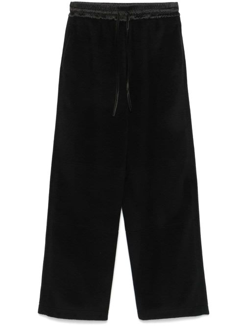 Virgin-wool trousers - Black