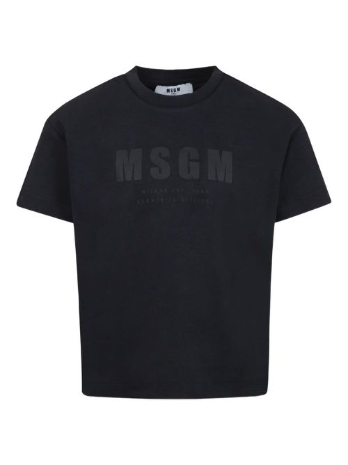 Logo-print cotton t-shirt - Black