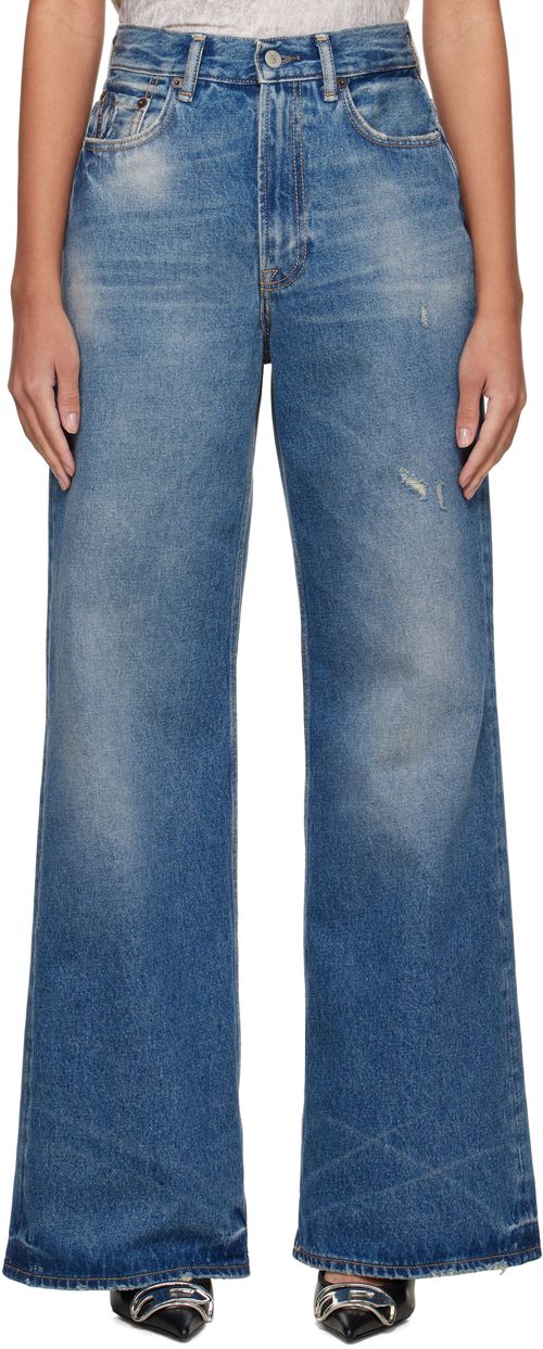 Acne Studios Blue Relaxed Fit 2022F Jeans