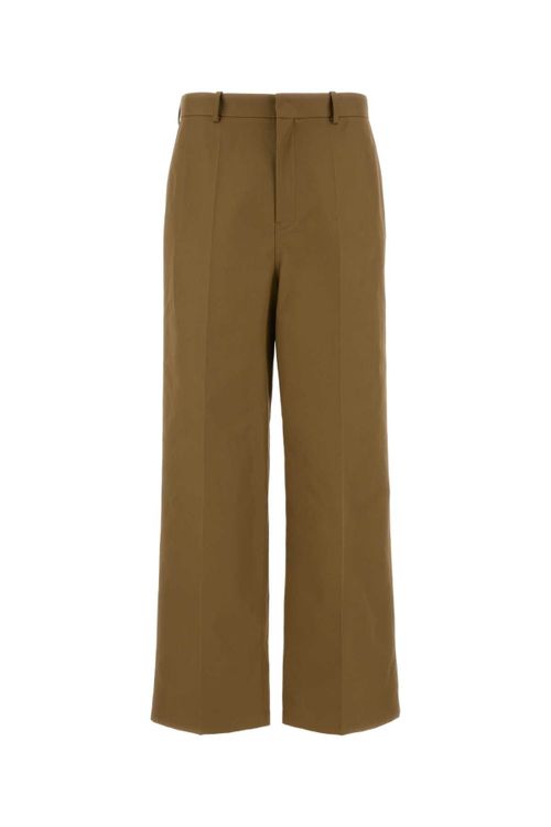Cotton Trousers — Camel