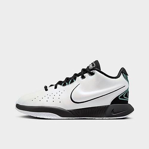Big Kids LeBron 21 Basketball Shoes in White/Bicoastal/Photon Dust 