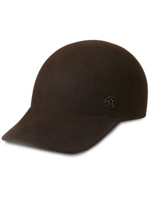 Tiger appliqué-logo baseball cap - Brown