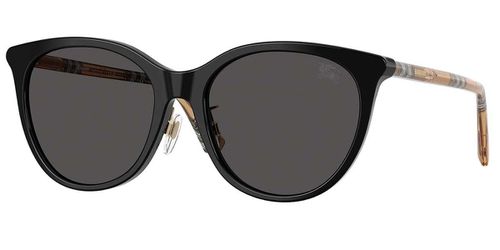 Burberry BE4464D Asian Fit 416187 Women's Sunglasses Black Size 56