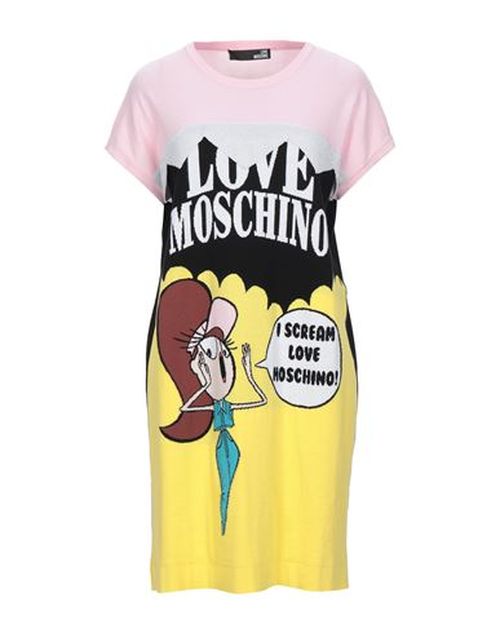 Woman Mini dress Pink Size 2 Cotton, Acetate, Polyester, Polyamide