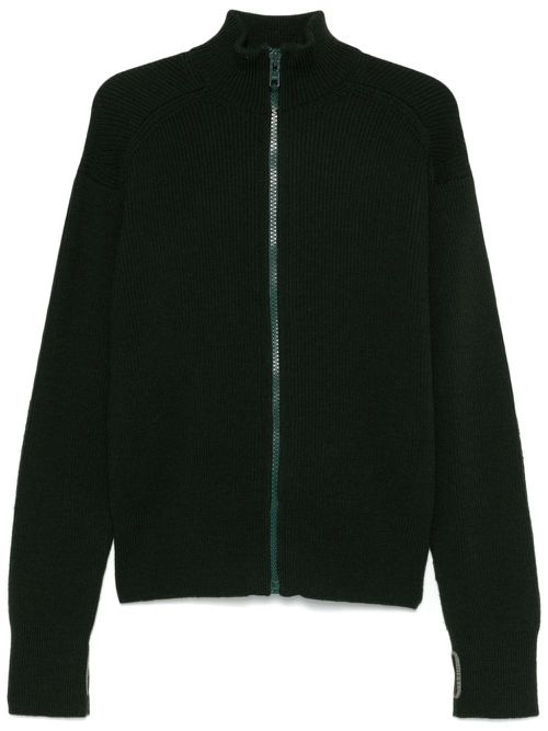 2000s wool cardigan - Green
