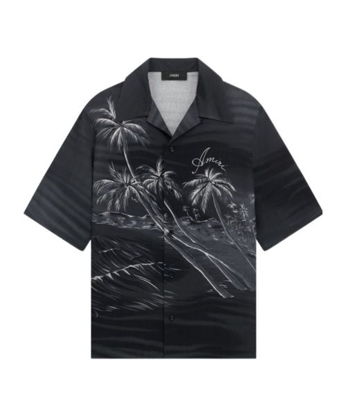 Palm tree-print shirt