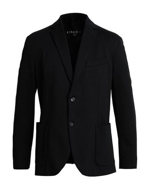 Man Blazer Black Size 44 Cotton, Elastane