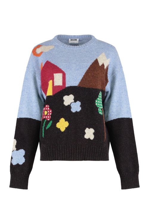Virgin Wool Crew-neck Sweater