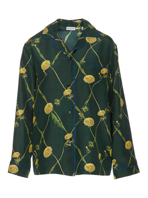 Green shirt with buttons regular collar