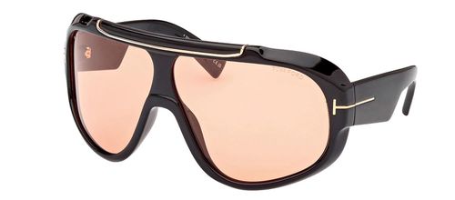 Rellen Brown Mask Unisex Sunglasses FT1093