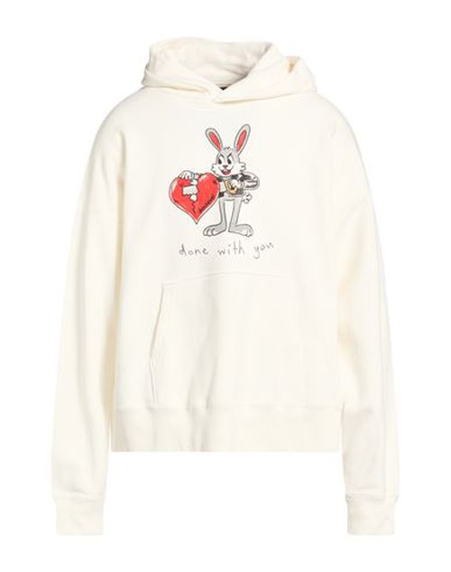 Man Sweatshirt Ivory Size L Cotton