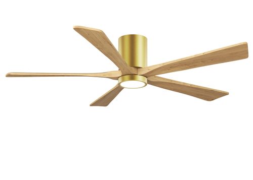 Brushed Brass 60" Ceiling Fan from the Irene-5HLK Collection