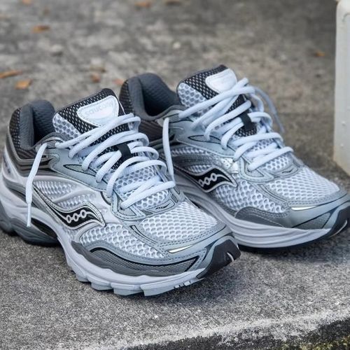 Men's And Women's 9" Outdoor Running Shoes Shock Absorbing Wear-Resistant Thick Sole White Rubberized Fabric Lace-Up Casual Shoe