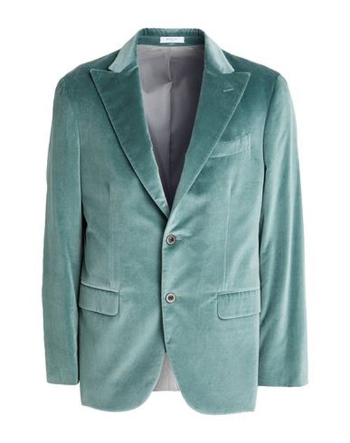 Man Blazer Sage green Size 40 Cotton