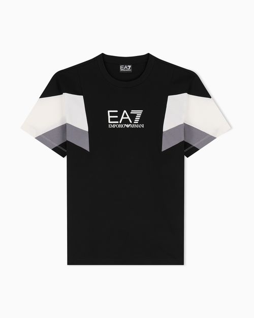 Summer Block cotton jersey crew-neck T-shirt