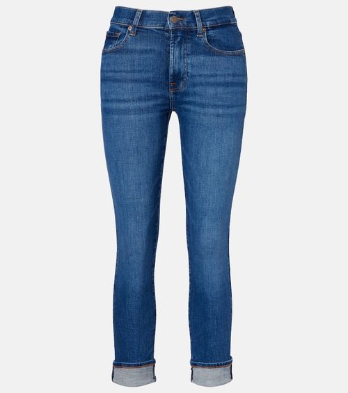 Kimmie Straight mid-rise slim jeans