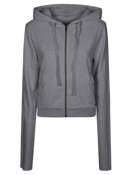 Lightweight Crop Zip-Up Hoodie