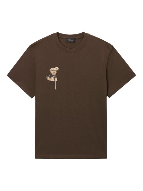 Tout a coup cotton T-shirt - Brown