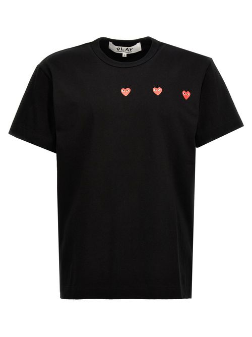 Black Logo Cotton T-Shirt