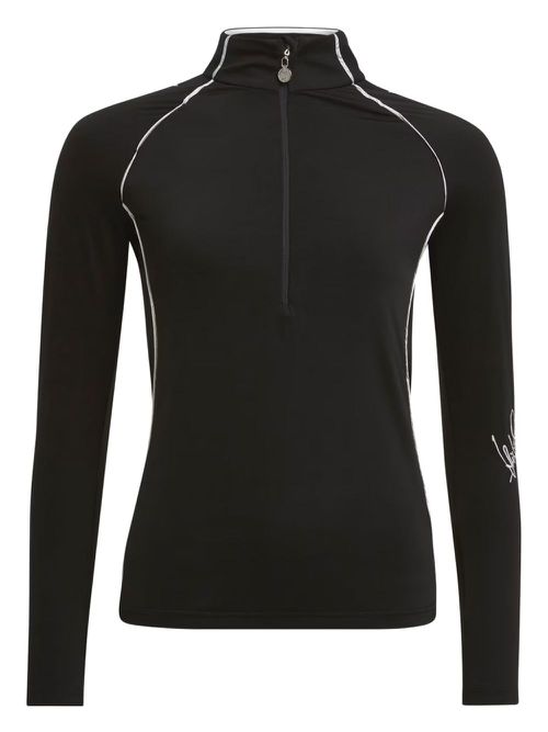 Half-zip top - Black