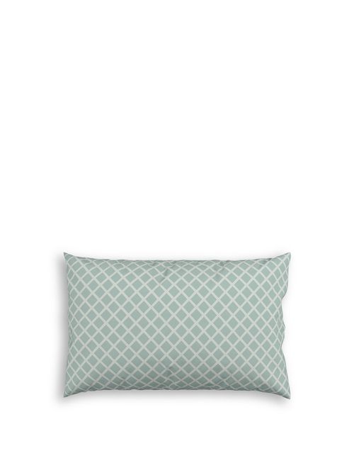 V&a Botanical Harmony Pillowcase Pairs in Teal/Claret, Size Standard