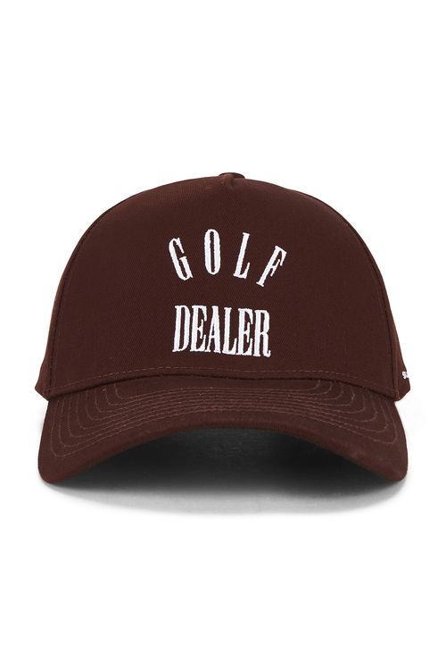 Students Golf Golf Dealer Strap Back Hat in Brown - Brown. a