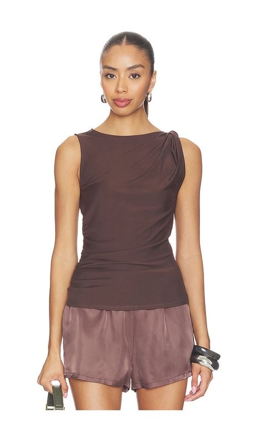 Veronica Beard Otessa Top in Chocolate. - XS also in S