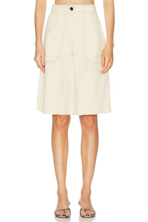 Karen Arcanjo Tario Short in Natural - Cream. 34 also