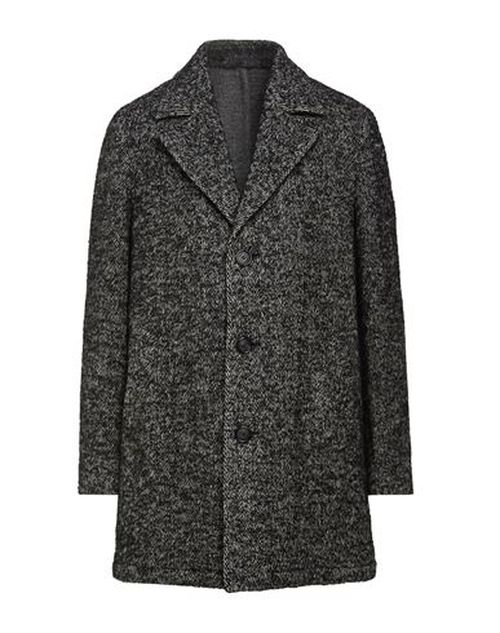 Man Coat Charcoal Size 40 Wool, Polyamide, Polyester, Polyacrylic