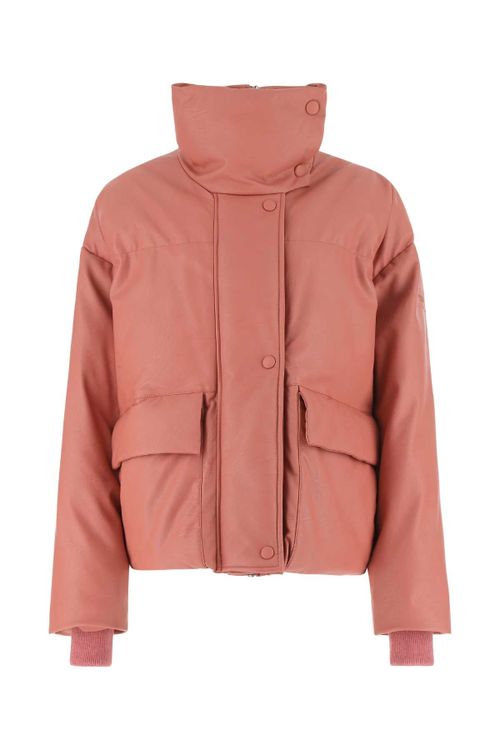Quilted Down Down Jacket — Rose