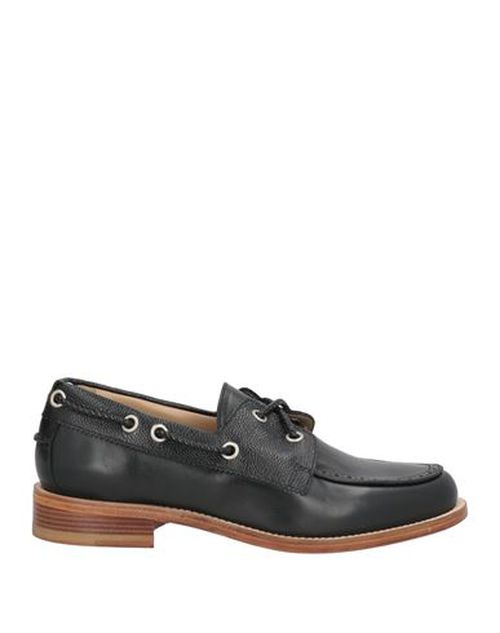Man Loafers Black Size 7 Calfskin