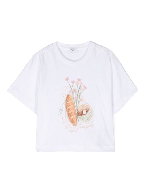 Graphic-print cotton T-shirt - White