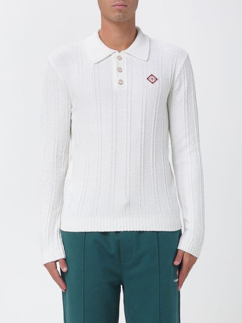 Polo Shirt Men color White
