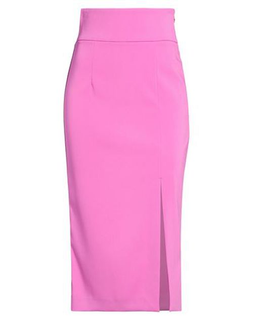Essential Woman Midi skirt Mauve Size 2 Polyester, Elastane