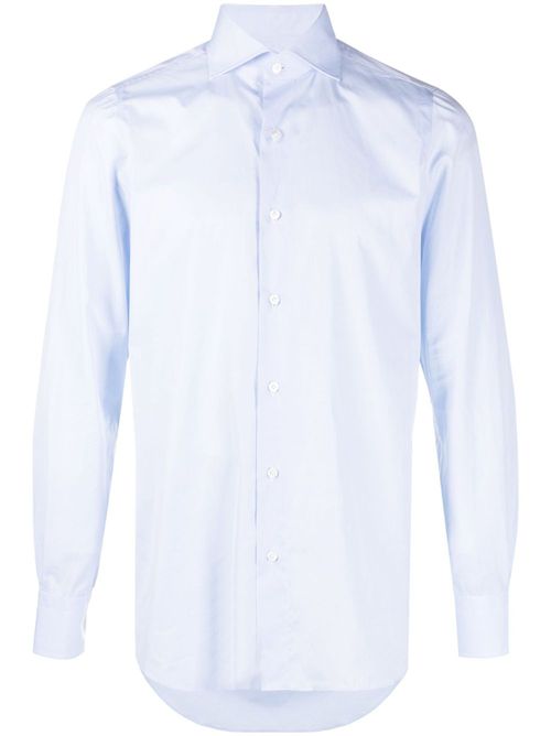 Long-sleeve cotton shirt - Blue