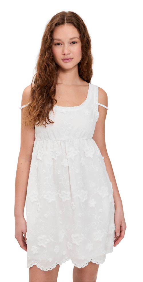 Fleur Bra Dress Cream