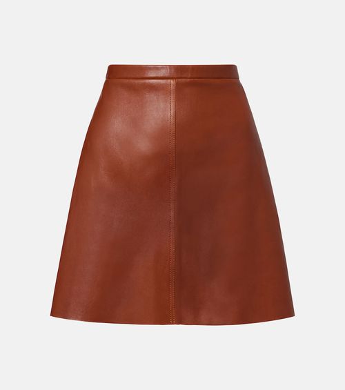 Lucie 22 leather miniskirt