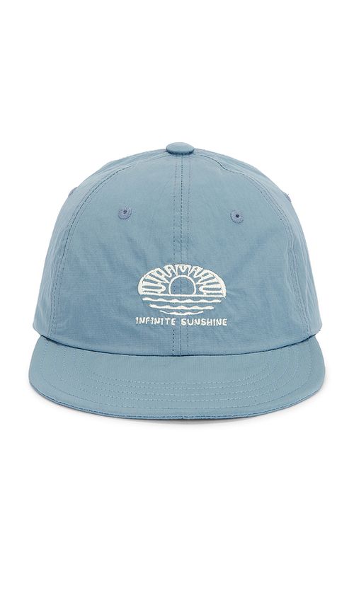 KAPPY DESIGN Ripstop Sunshine Cap in Blue