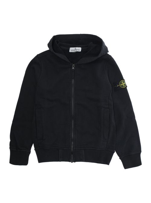 Boys Black Logo Hoodie