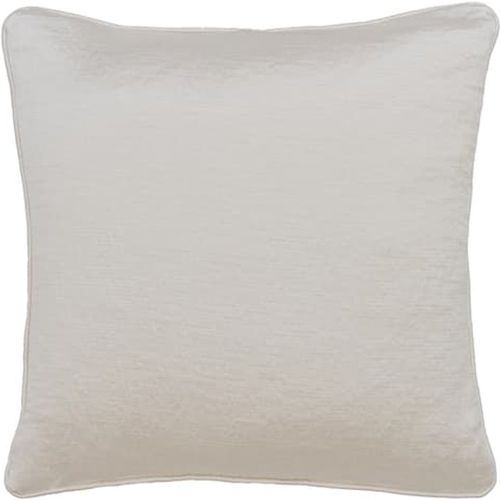 Columbus Ivory, Sustainable Feather, Cushion, 55cm x 55cm - Andrew Martin Satin Plain