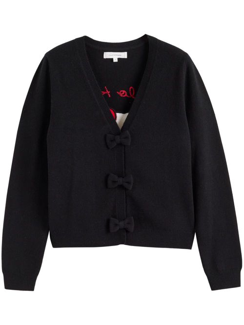 Hello Kitty Bow cardigan - Black
