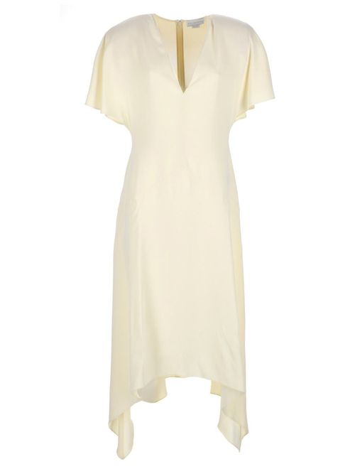 V-Neck Midi Dress