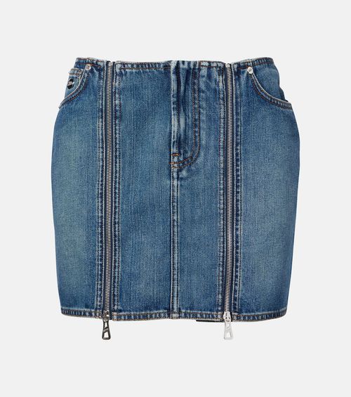Denim miniskirt