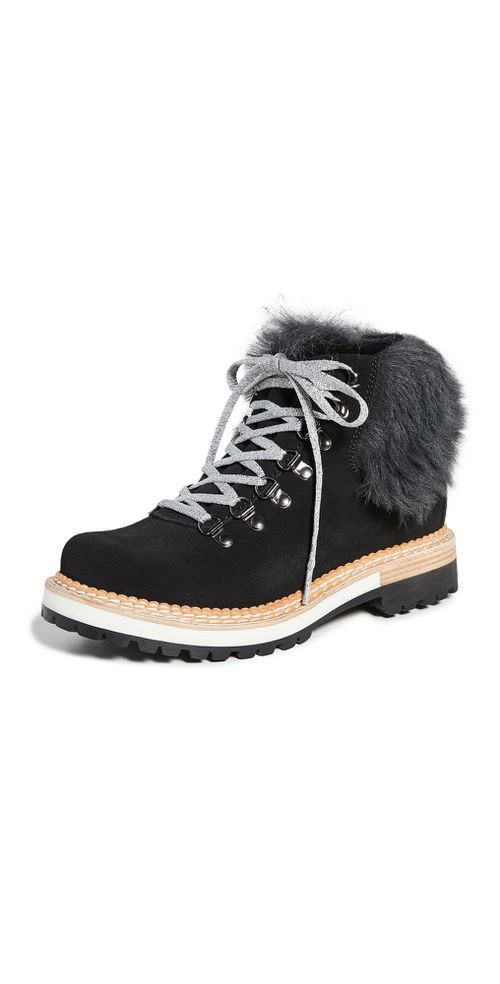 Clara Shearling Lined Boots Black