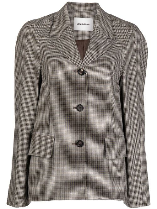 Oversized check blazer - Multicolour