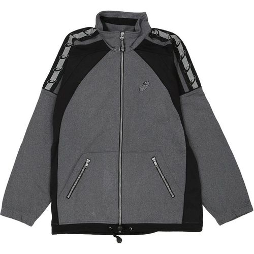Asics Track Jacket - Medium Grey Polyester