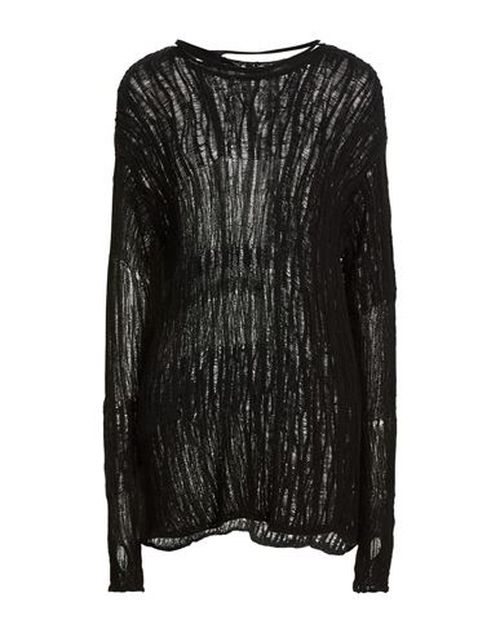Woman Sweater Black Size 2 Cotton