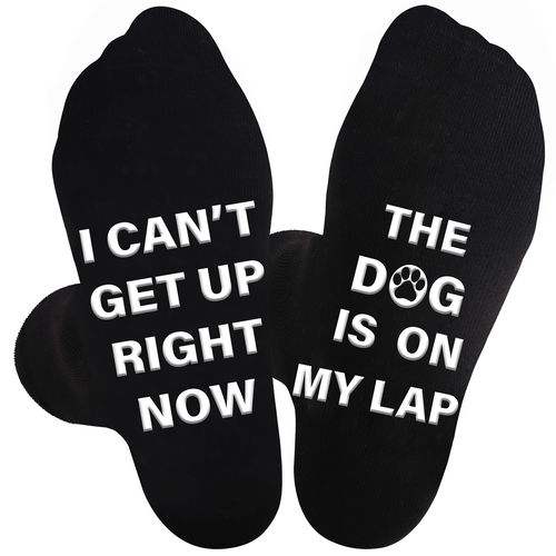TEMU 1 Pair Of "dogs On My Legs, I " Dog Socks. A Gift For Dog Dad For Father's Day. Creative Gifts For Men. Fun Socks For Dog Owners. Non-slip Sock