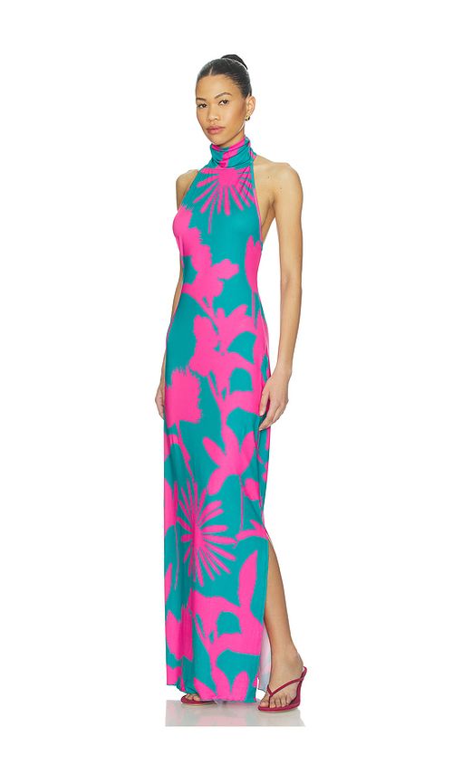 Eywasouls malibu Montana Midi Dress in Fuchsia,Teal. M. Also in L